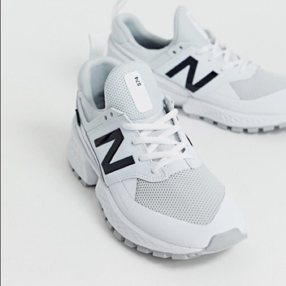 New Balance 574 Sport V2 - Triple White Trainers
